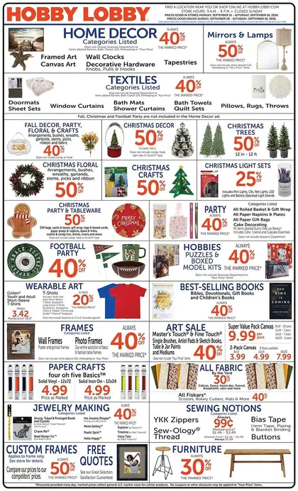 Hobby Lobby Weekly Ad