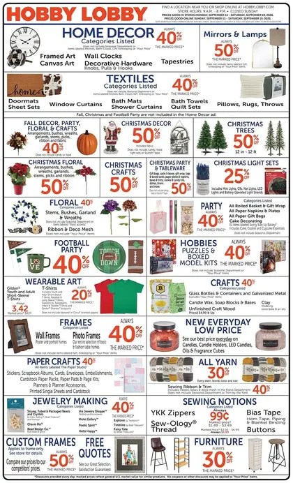 Hobby Lobby Weekly Ad