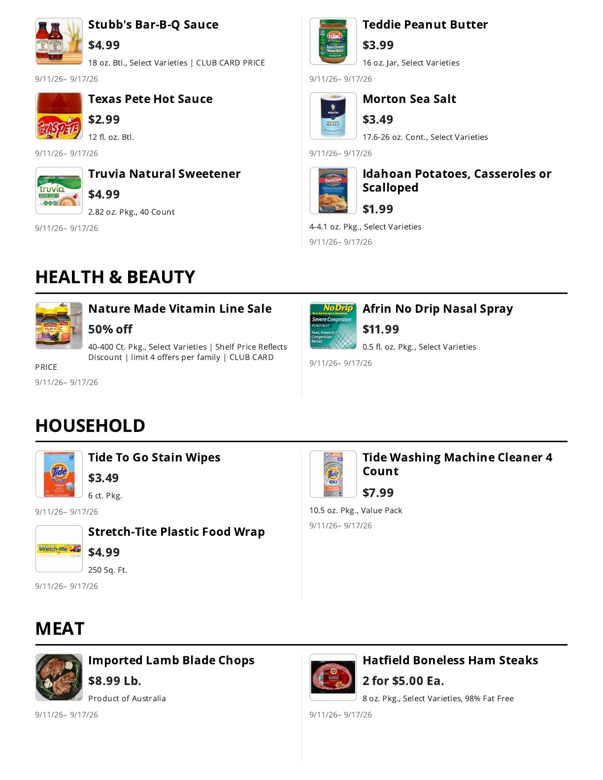 La Bella Marketplace weekly ad page 8