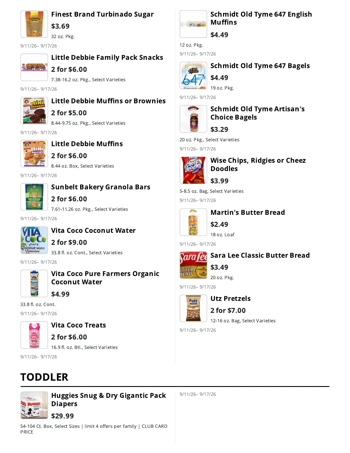La Bella Marketplace weekly ad page 14