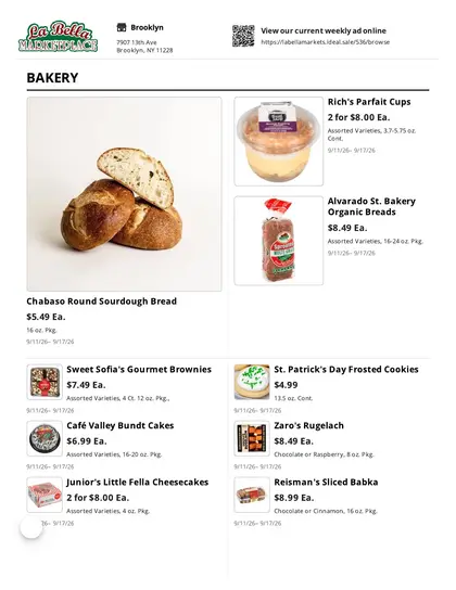 La Bella Marketplace Weekly Ad