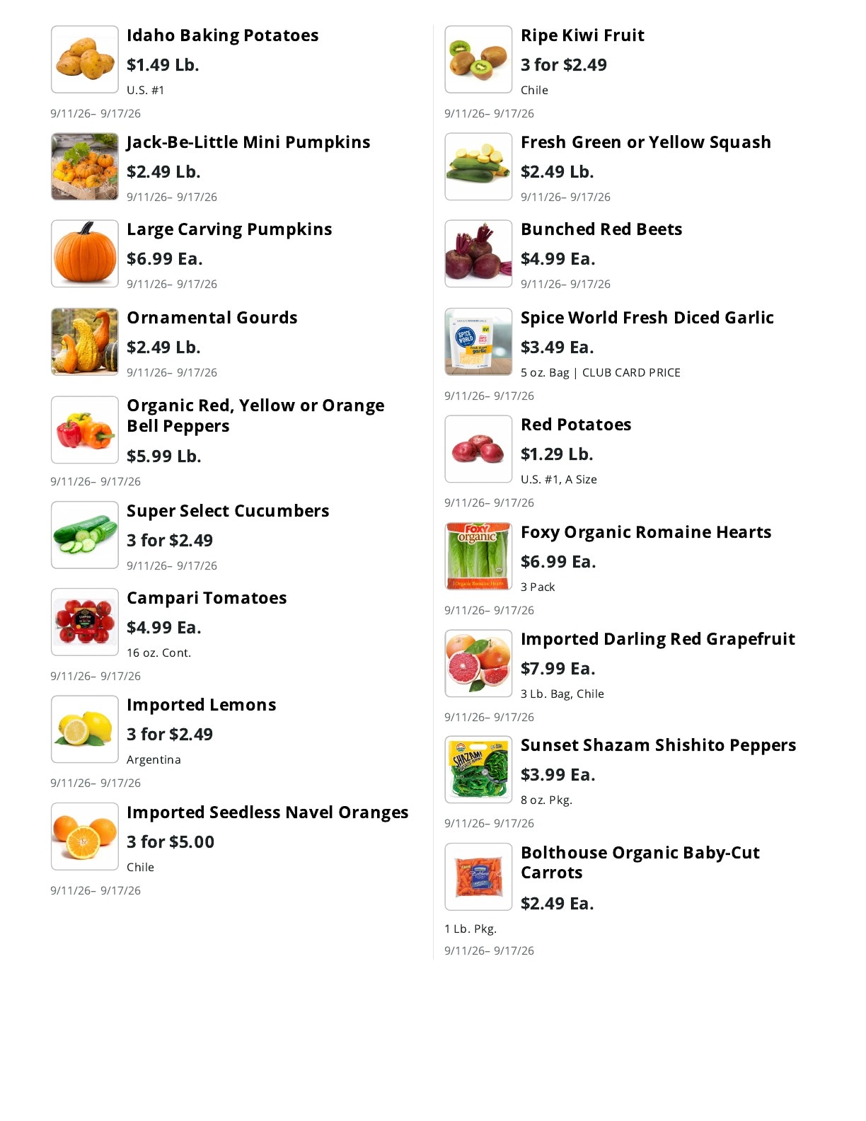 La Bella Marketplace weekly ad page 11