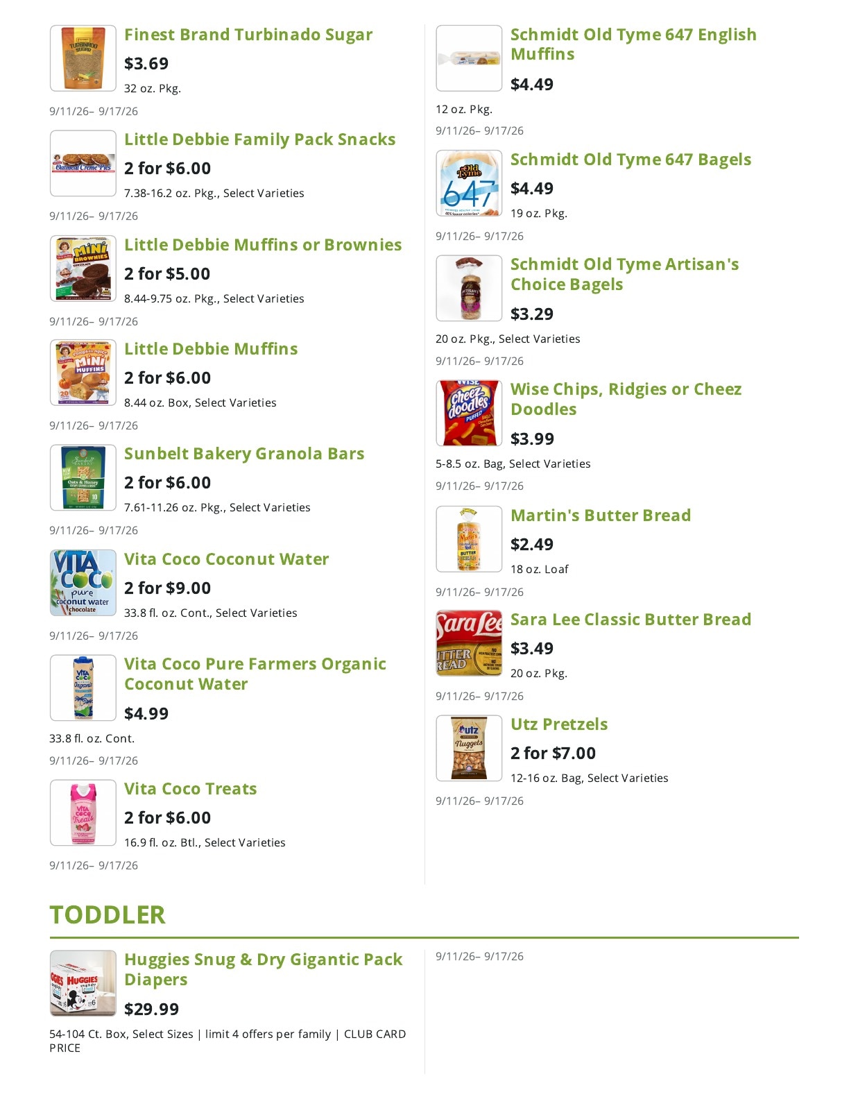 Market Fresh weekly ad page 14