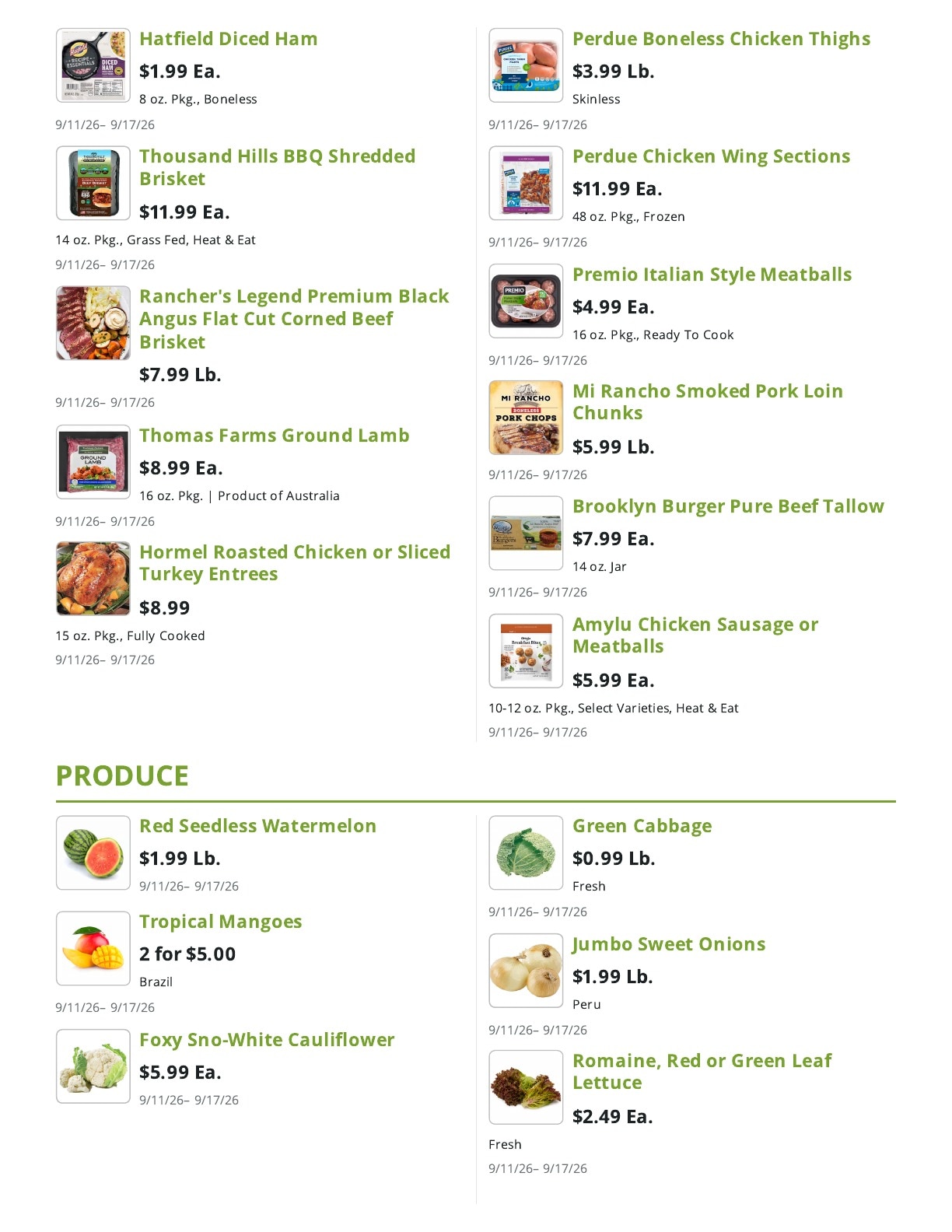 Market Fresh weekly ad page 10