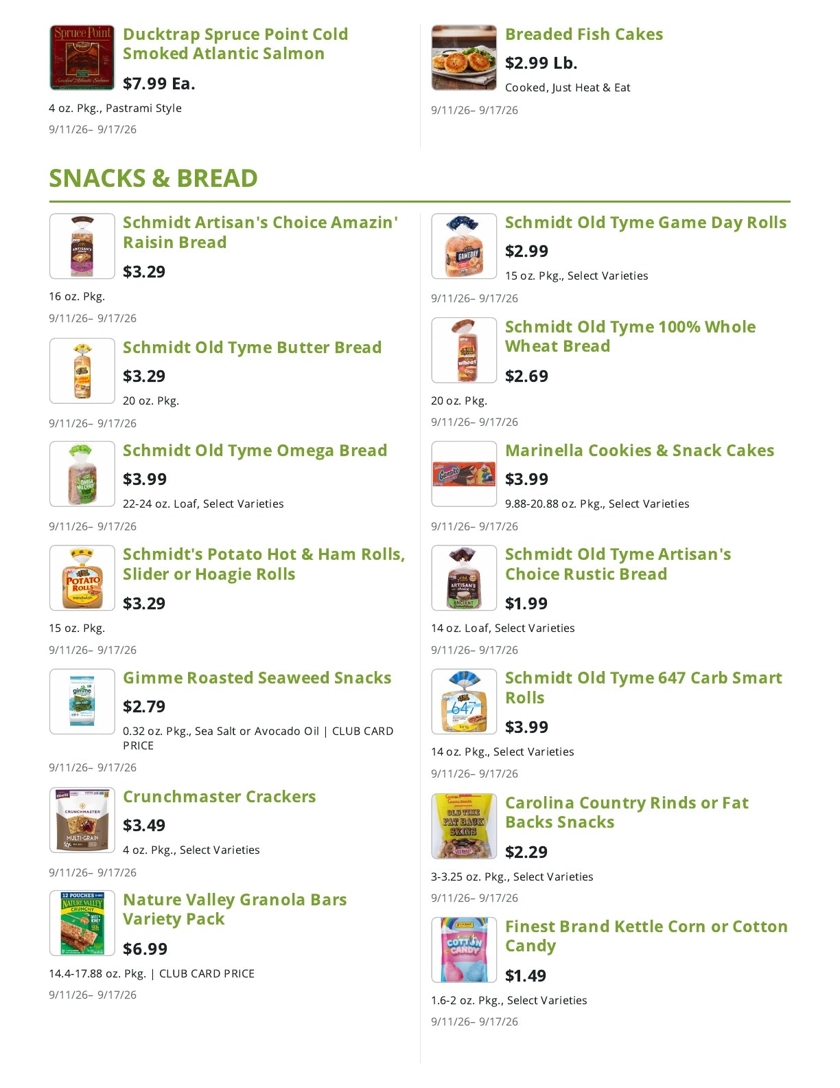 Market Fresh weekly ad page 13