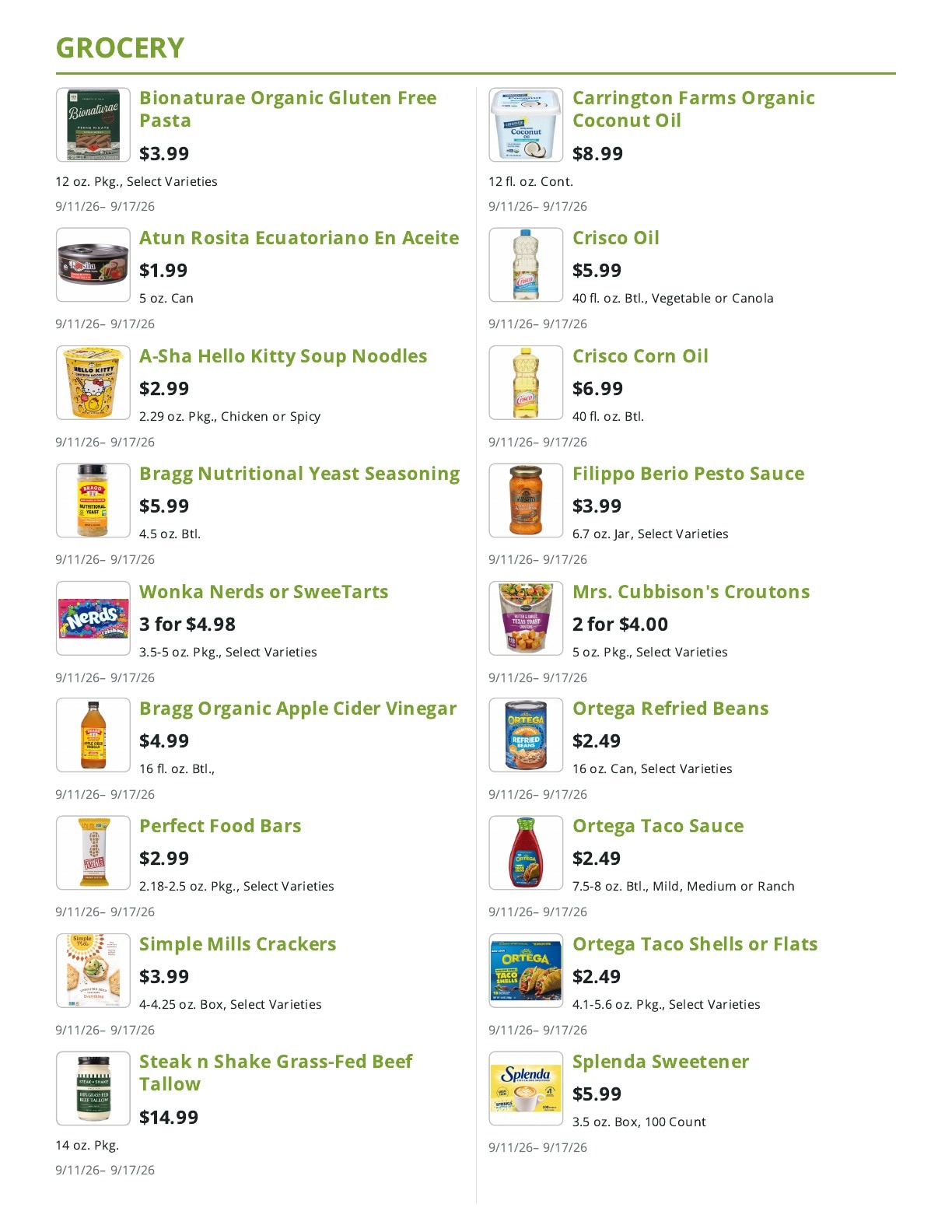 Market Fresh weekly ad page 7