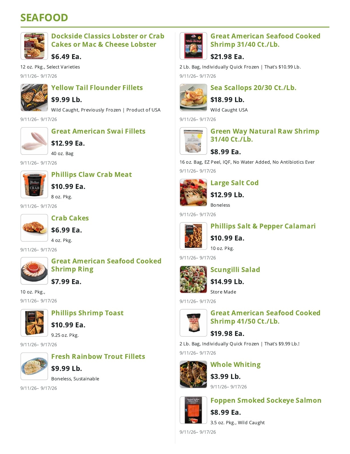 Market Fresh weekly ad page 12