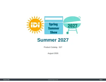 Imperial Distributors Spring Summer Show Catalog Weekly Ad