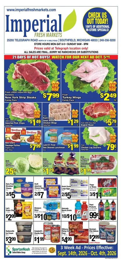 Imperial Fresh Markets Weekly Ad
