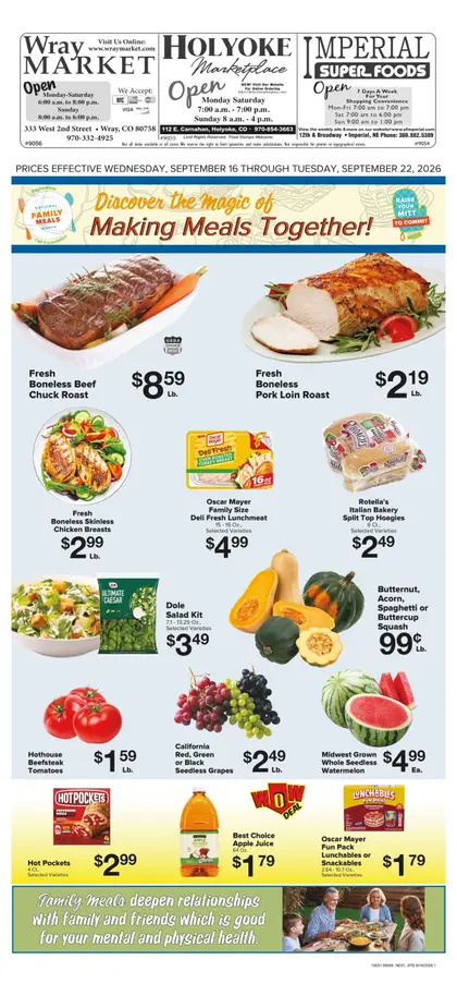 Imperial Superfoods Great Deals This Week! Weekly Ad