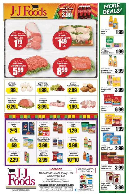 J&J Foods Weekly Ad