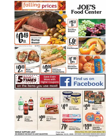 Joe's Food Center Weekly Ad