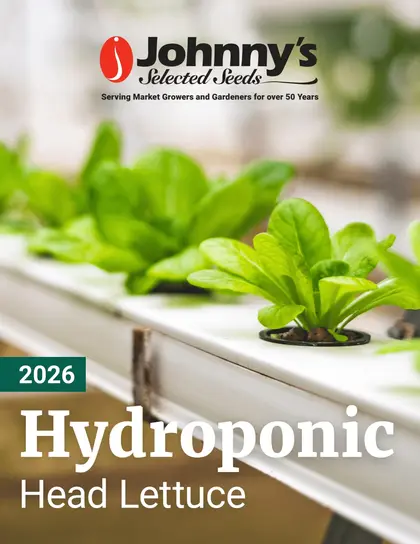Johnny's Selected Seeds Hydroponic Head Lettuce Catalog Weekly Ad
