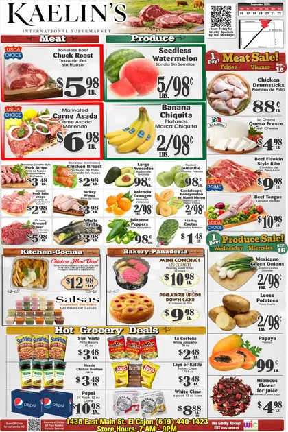 Kaelin's Market Weekly Ad