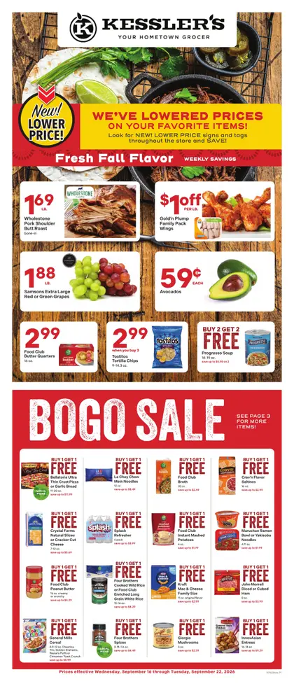 Kessler's Grocery Weekly Ad