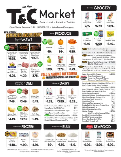 Kidron Town & Country Weekly Ad
