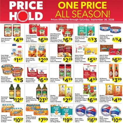 KJ's Fresh Market Price Hold Weekly Ad