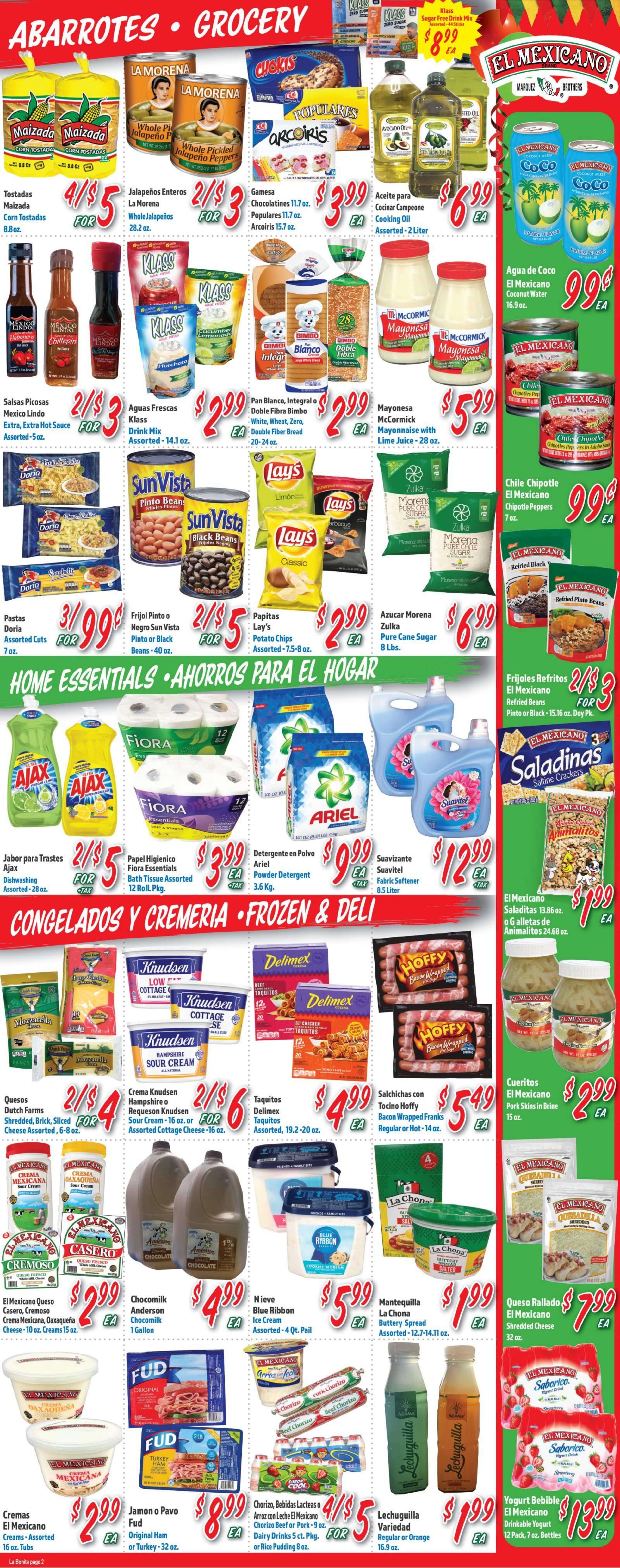 La Bonita Supermarkets weekly ad page 2