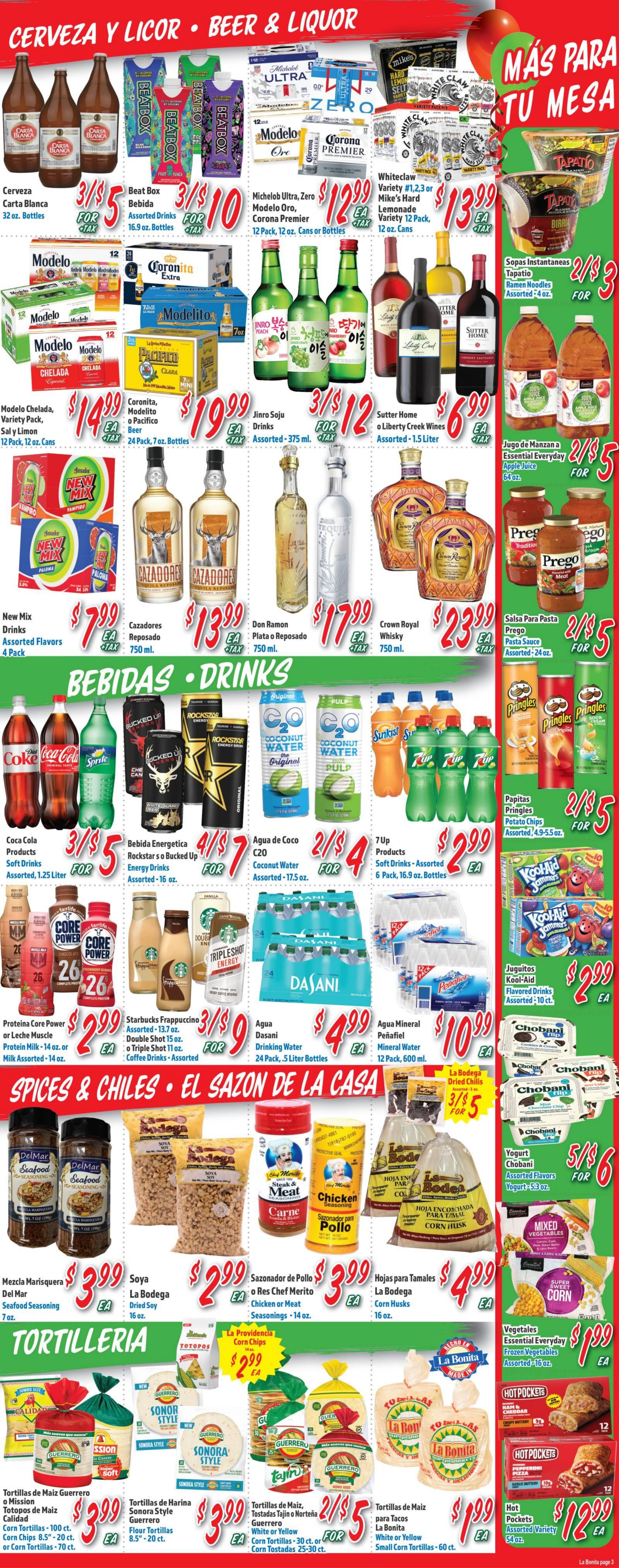 La Bonita Supermarkets weekly ad page 3