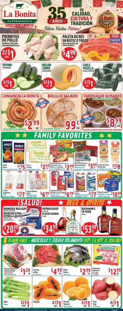 La Bonita Supermarkets Weekly Ad