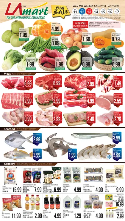 LA Mart Korean Weekly Ad