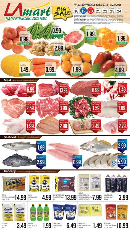 LA Mart Hispanic Weekly Ad