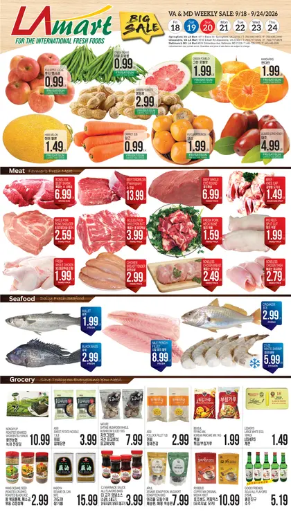 LA Mart Korean Weekly Ad