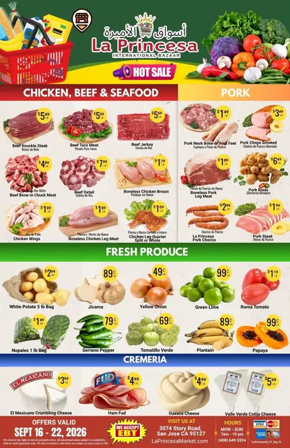 La Princesa International Bazaar Weekly Ad