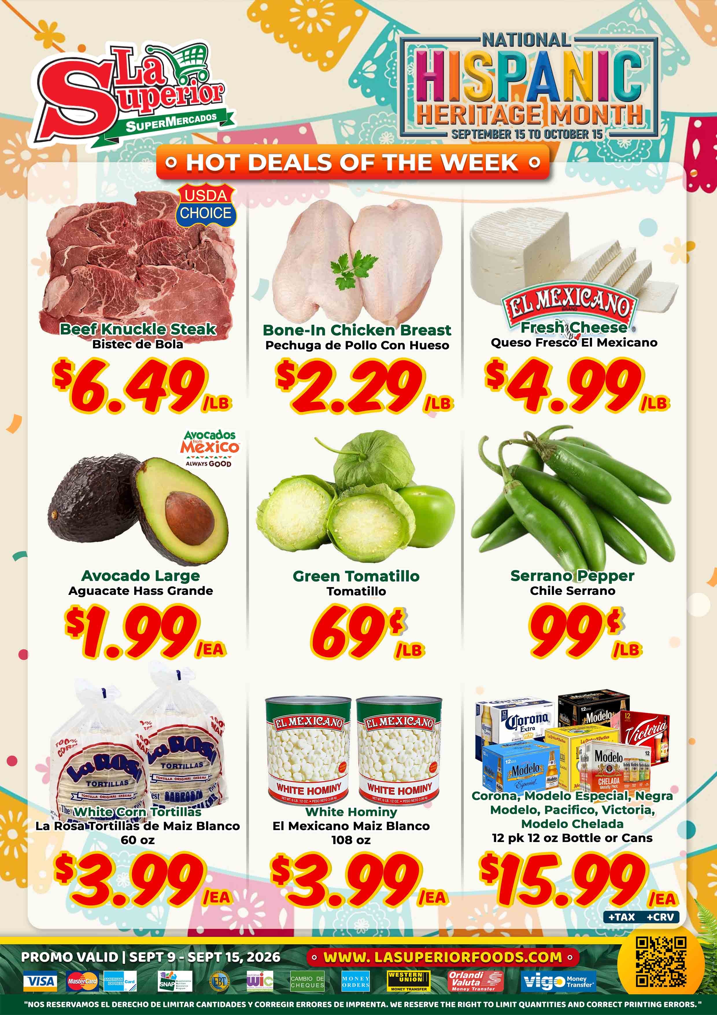 La Superior Mercados weekly ad page 2