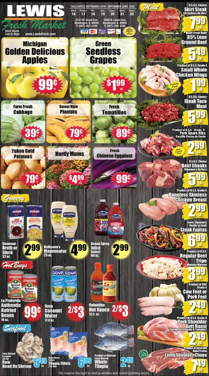 Lewis Fresh Market Weekly Ad