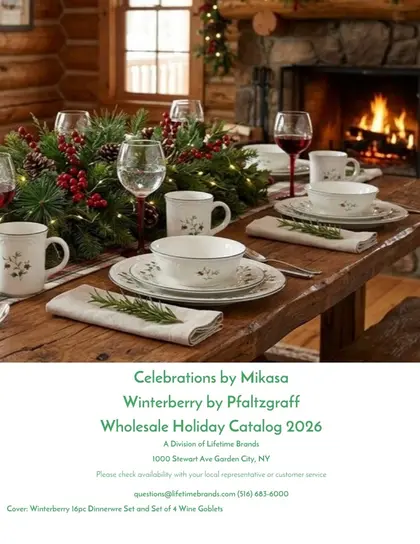 Lifetime Brands Mikasa Celebrations and Winterberry Catalog Weekly Ad