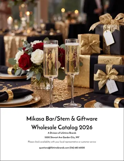 Lifetime Brands Mikasa Bar Stem Gift Catalog Weekly Ad