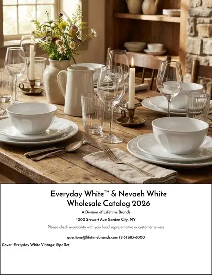 Lifetime Brands Everyday White and Nevaeh White Catalog Weekly Ad