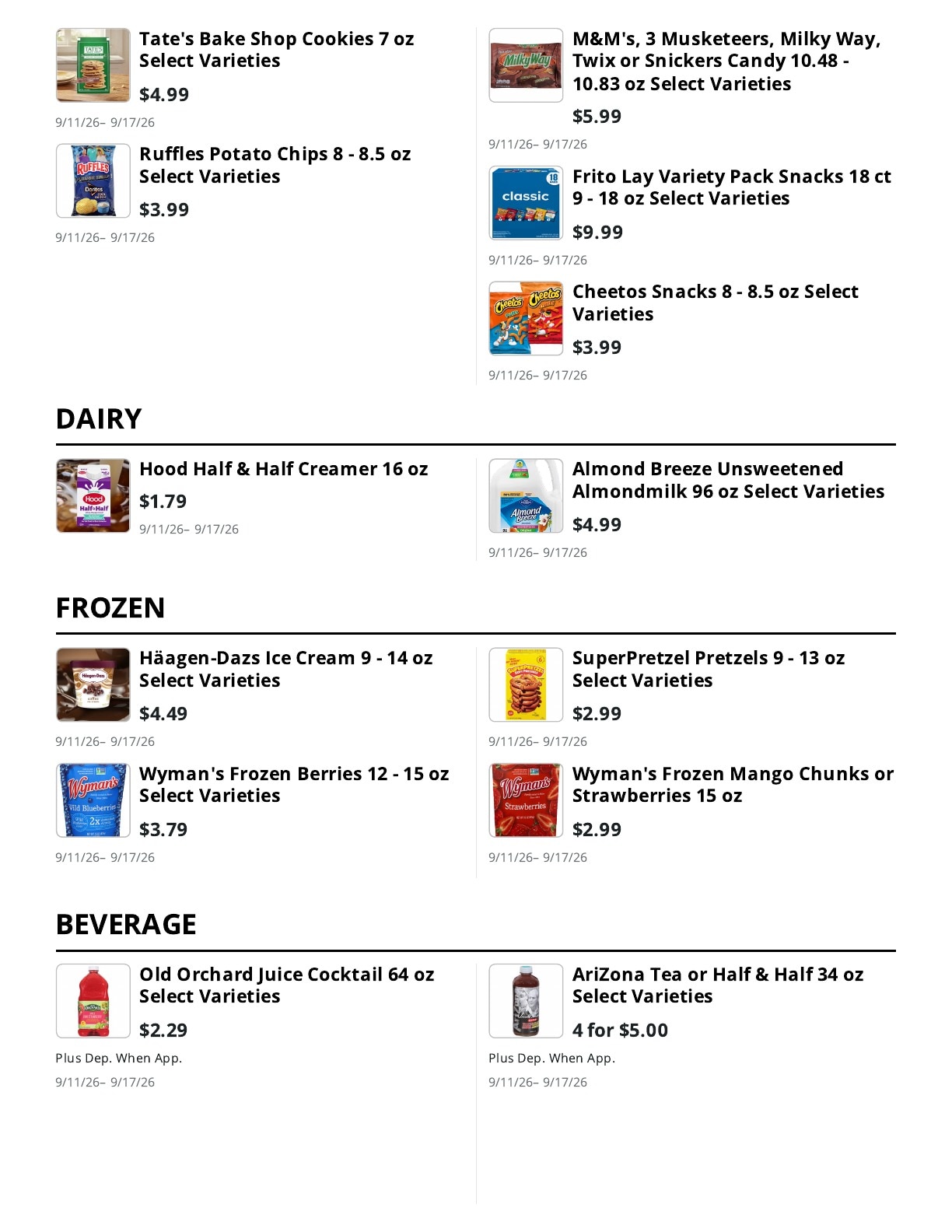 Lincoln's Country Store weekly ad page 6