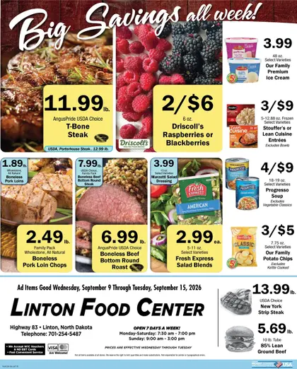 Linton Food Center WEEKLY AD