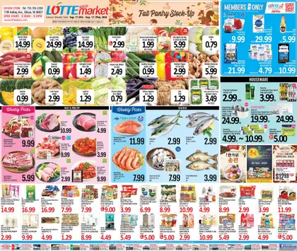 Lotte Plaza Market Korean and English Weekly Ad