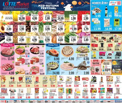 Lotte Plaza Market Korean and English Weekly Ad