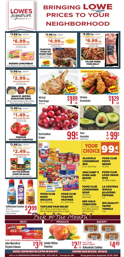 Lowe's Signature Market Weekly Ad