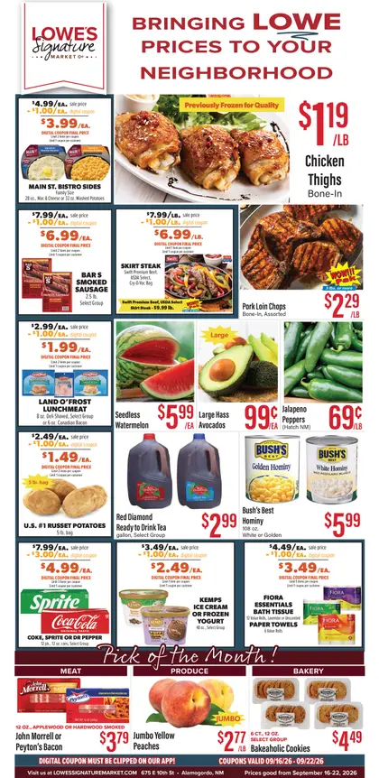Lowe's Signature Market Weekly Ad
