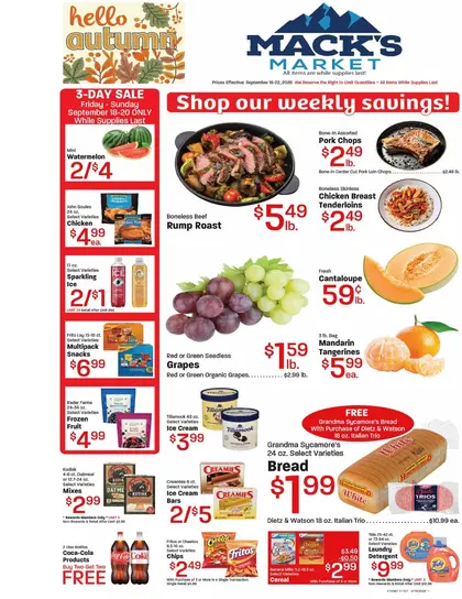 Mack's Market Weekly Ad