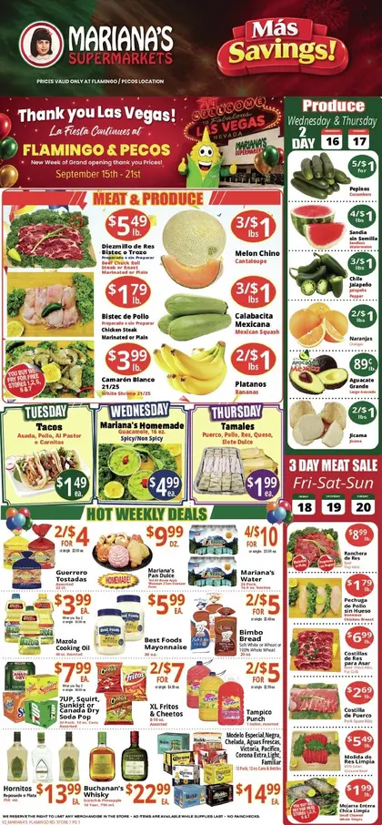Mariana's Supermarkets Weekly Ad