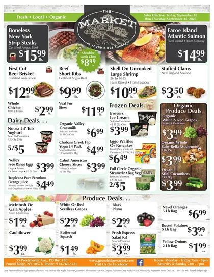The Market at Pound Ridge Square Weekly Ad