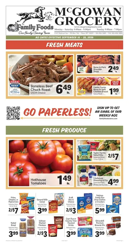 McGowan Grocery Weekly Ad