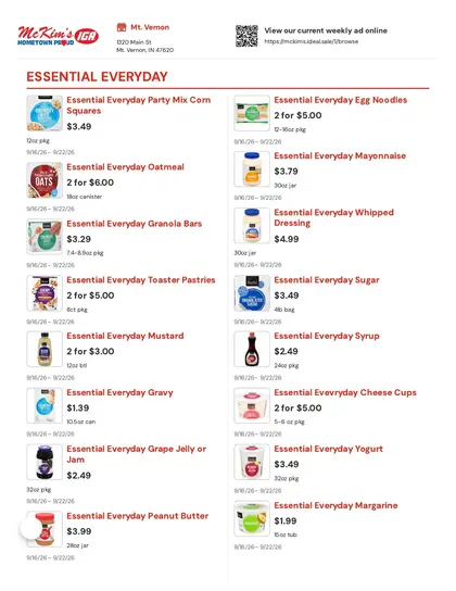McKim's IGA Weekly Ad