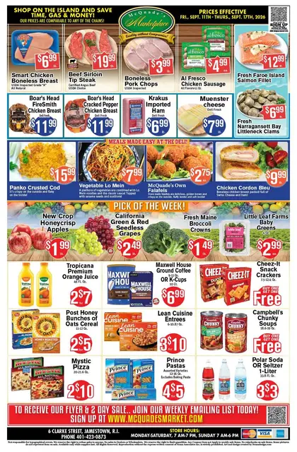 McQuade's Marketplace Weekly Ad