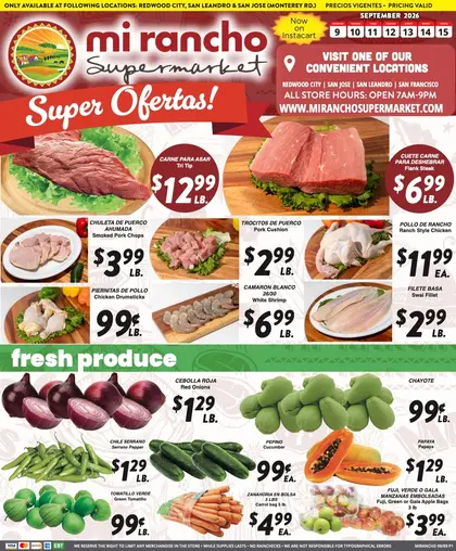 Mi Rancho Supermarket Weekly Ad