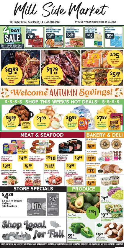Mill Side Market Weekly Ad