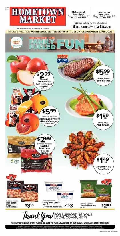 Miller's Hometown Market Weekly Ad
