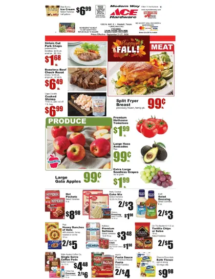 Modern Way Food Store Weekly Ad