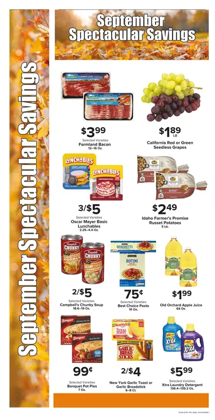 Muncy's Supermarket $pectacular $eptember $aving$! Valid Sept 2-29 Weekly Ad